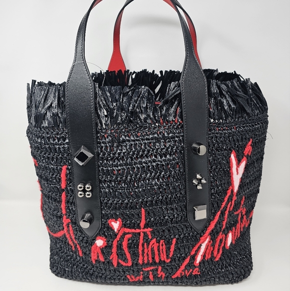 Christian Louboutin Frangibus Logo-Embroidered Tote Bag - Picture 3 of 13
